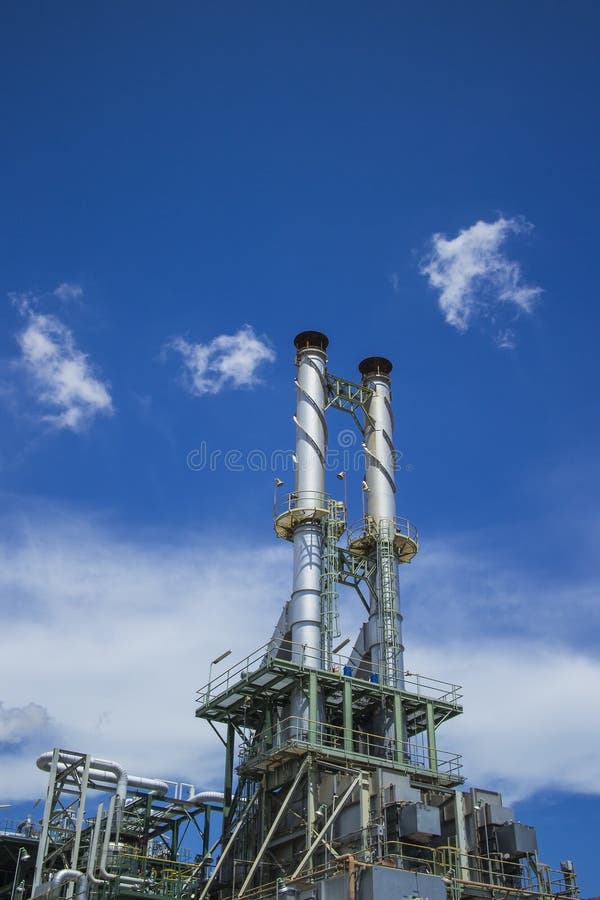 Industrial column stock photography