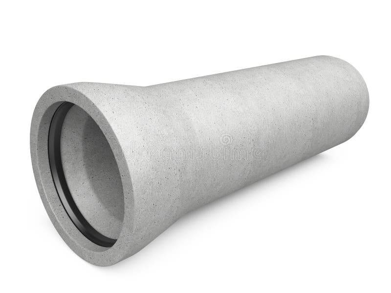 Industrial concrete pipe for Sewer royalty free stock photos