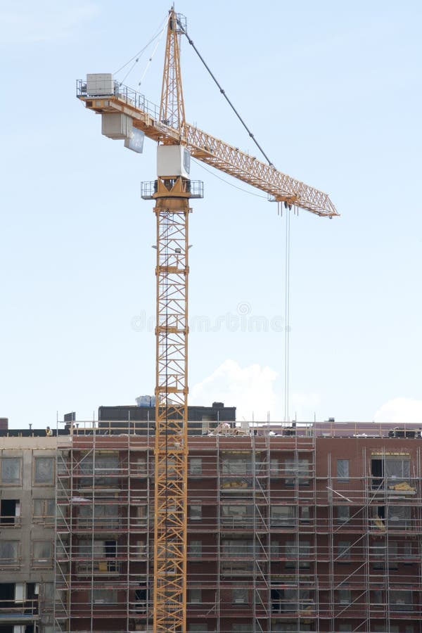 Industrial crane stock photo. Image of outdoors, concrete 25776158