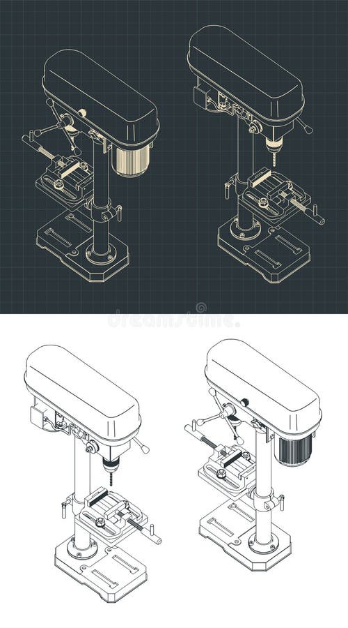 Press Drawings Stock Illustrations 202 Press Drawings Stock