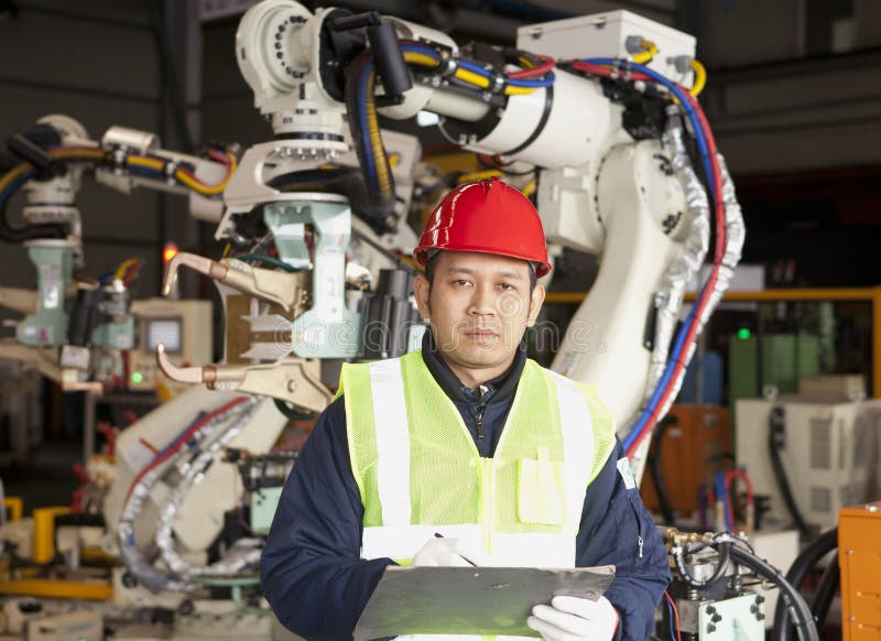 Industrial engineer stock image