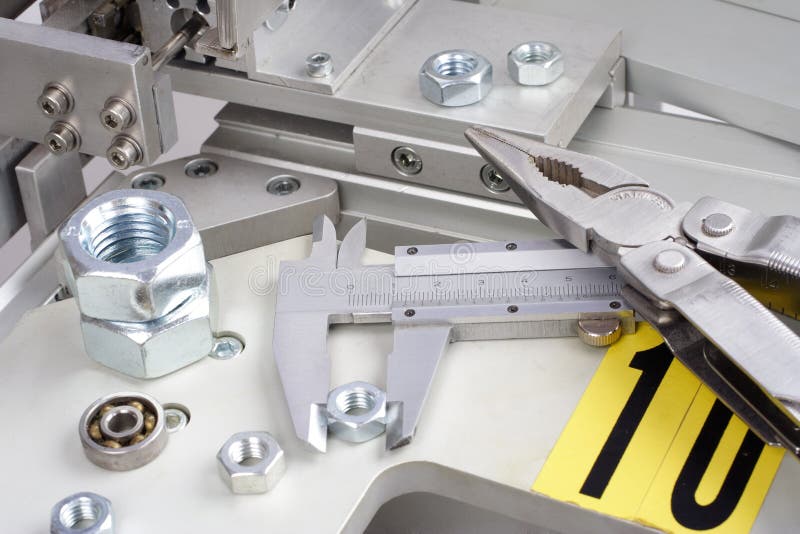 Industrial Equipment Repair Stock Image Image of group, machinery