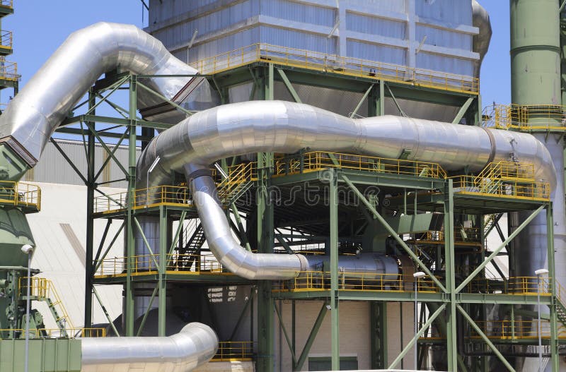 Industrial facilities stock photo. Image of stainless 35377876