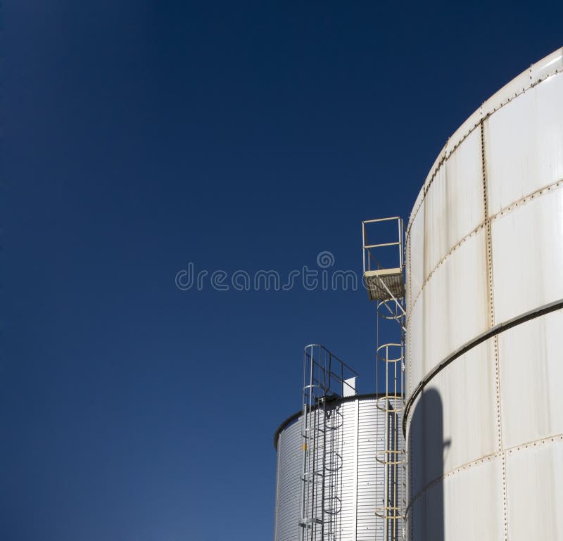 Industrial gas tank stock image. Image of equipment, containers 20833961