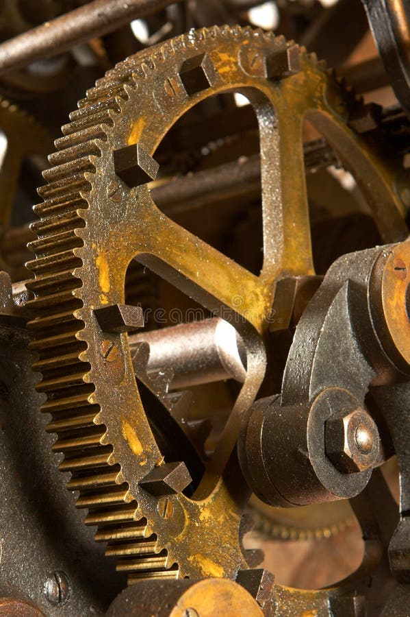 Old industrial gears stock image. Image of industrial 23768871