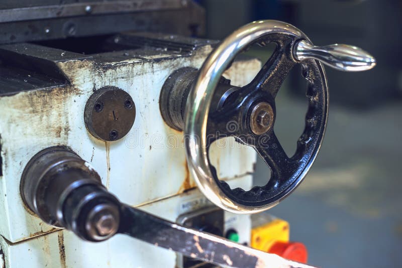 Hand crank in an old car stock image. Image of turn, stem 15452923