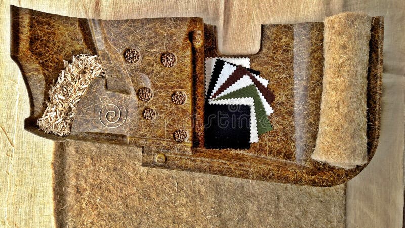 Industrial Hemp Array stock photography