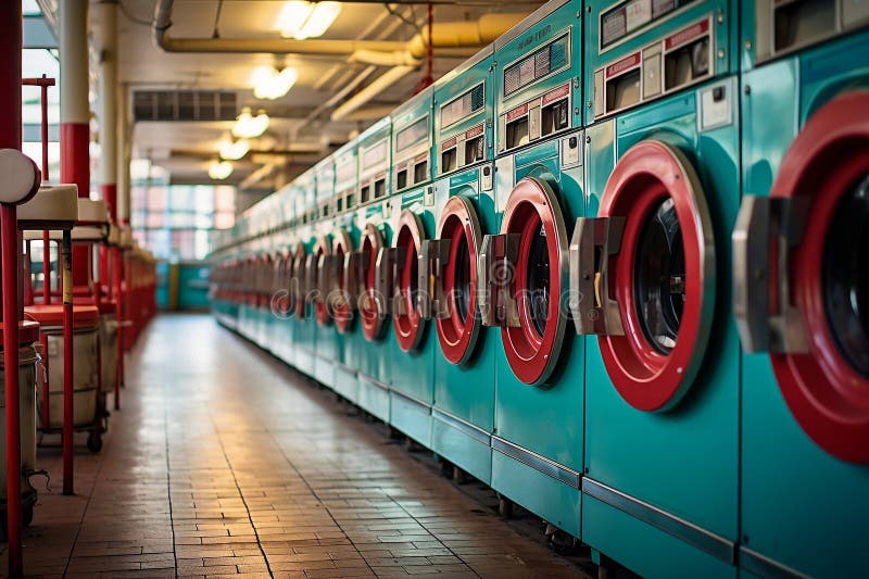 Laundromat Washing Machines Stock Illustrations 350 Laundromat