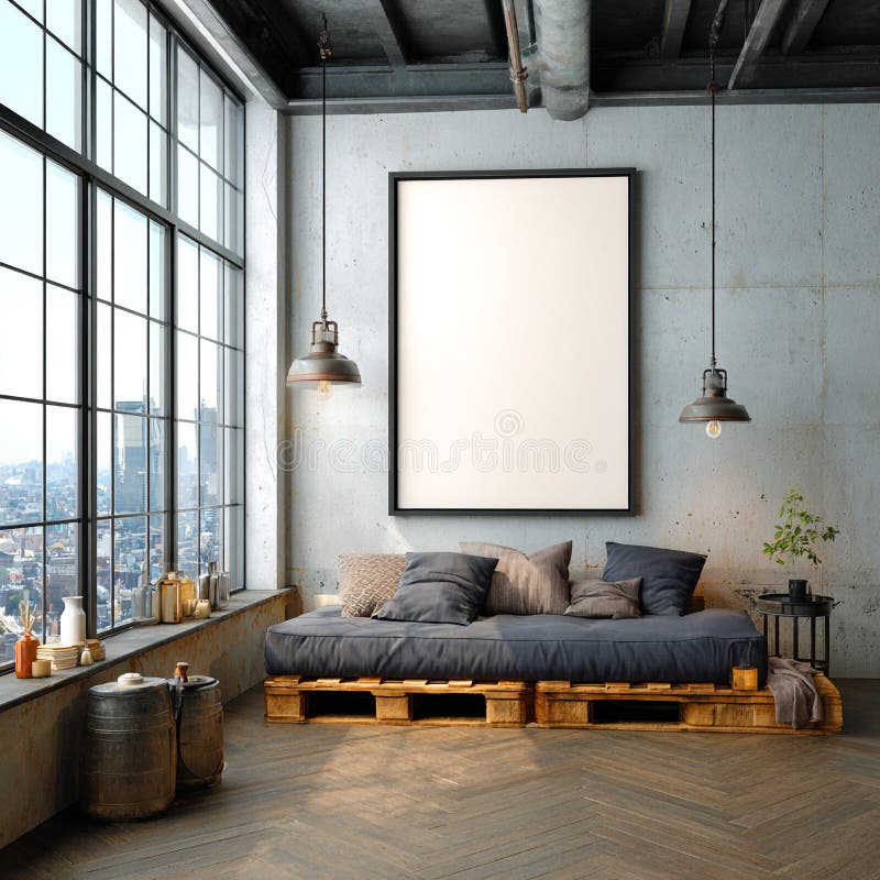Penthouse - ArchDaily - Industrial Architecture Penthouse Apartment With Large Windows