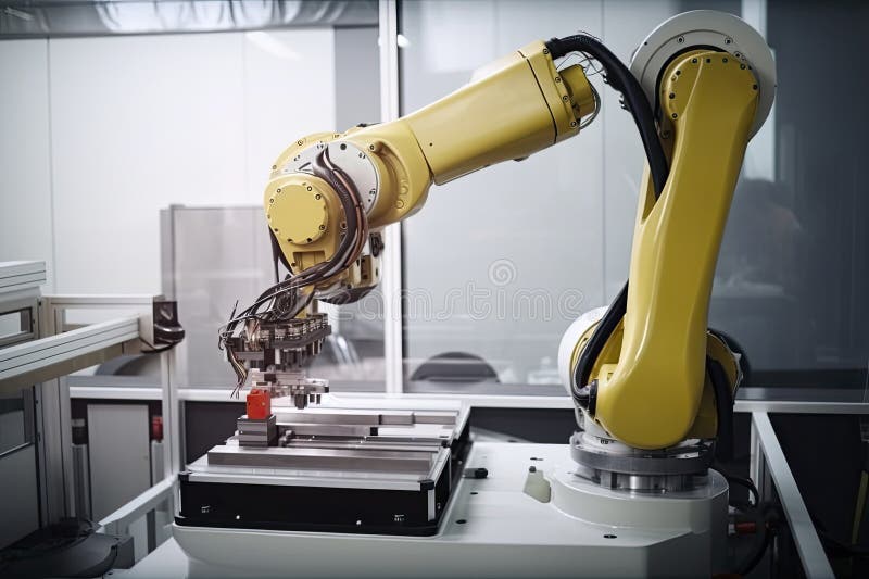 Industrial Machine Robot, Smart Modern Factory Automation Using ...