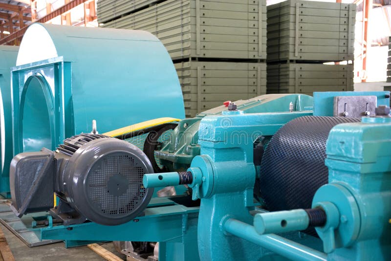 Industrial Machines in a Factory Stock Image Image of cutting, precision 34648741