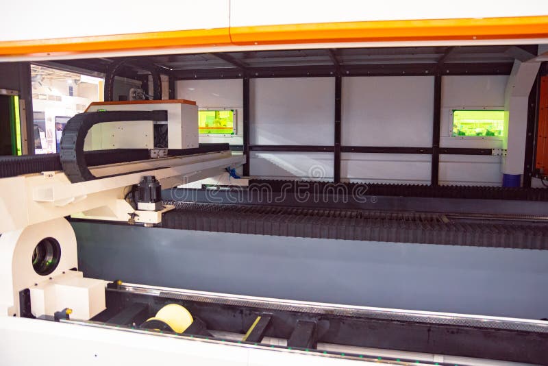 Industrial Metal Laser Cutting Machine Stock Photo Image of automated, machine 217265452