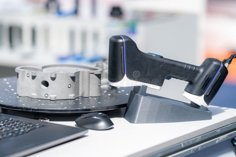 Industrial Optical 3D Scanner Stock Image Image of engineer