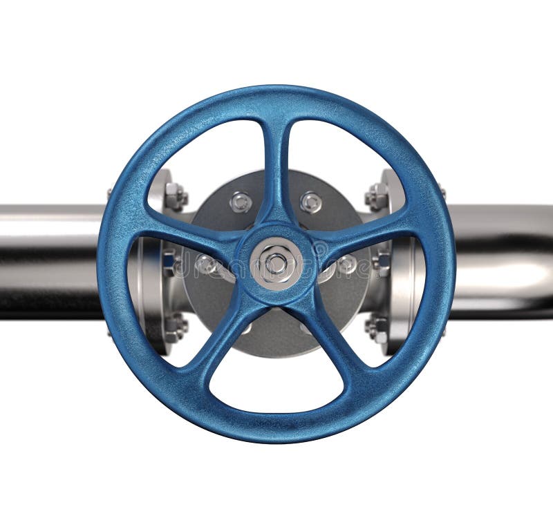 Industrial Pipe Valve stock image
