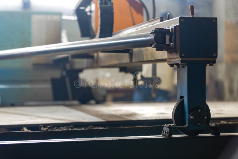 Plasma cutting CNC machine stock image. Image of manufacturing 172368315