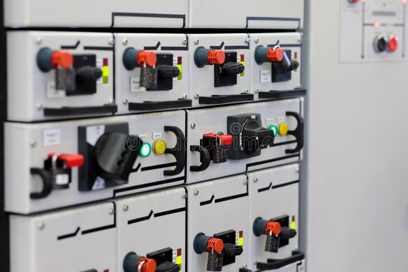 Industrial Power Distribution Stock Photo Image of enclosure