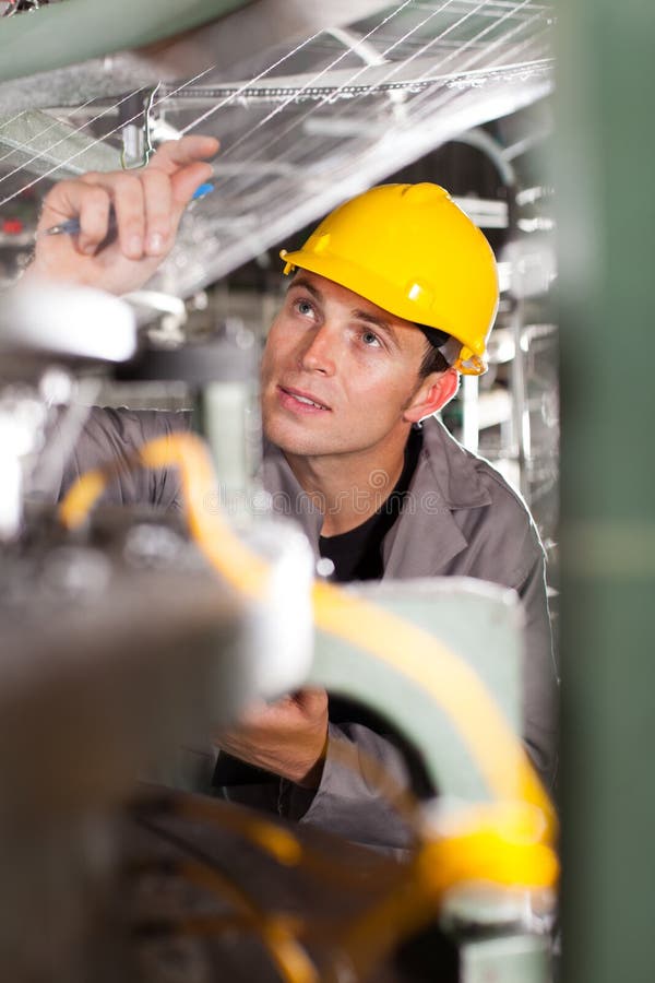 Industrial quality control royalty free stock photo