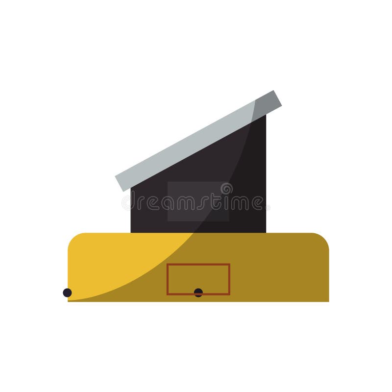 Industrial robot design vector illustration