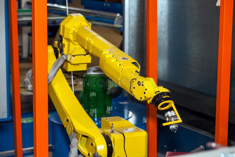 Industrial robot hand stock photo. Image of mechanic 85272948