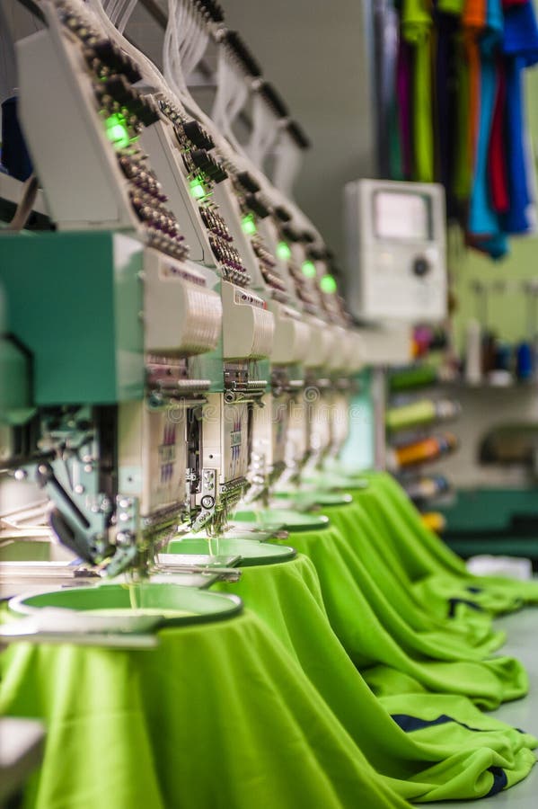 Industrial Sewing Machine stock photo. Image of clothings 54206250