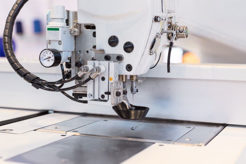 Industrial Sewing Machine, Modern Equipment for Sewing and Processing