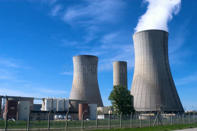 Nuclear Power Station stock photo. Image of technology 2287810