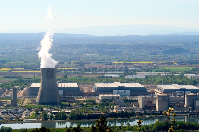 Industrial Site in Nuclear Power Stock Photo Image of reactor