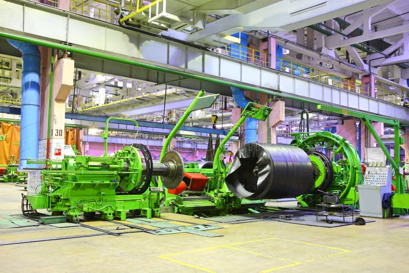 Industrial space stock image. Image of factory, automated 6783071