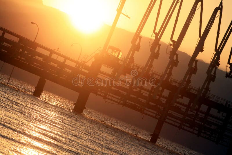 Industrial boom stock image. Image of factories, silhuette 136871637