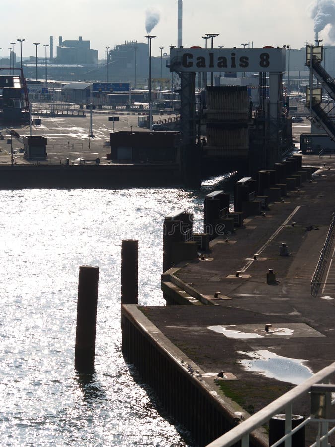 Industrial terminal 8 in Calais, France