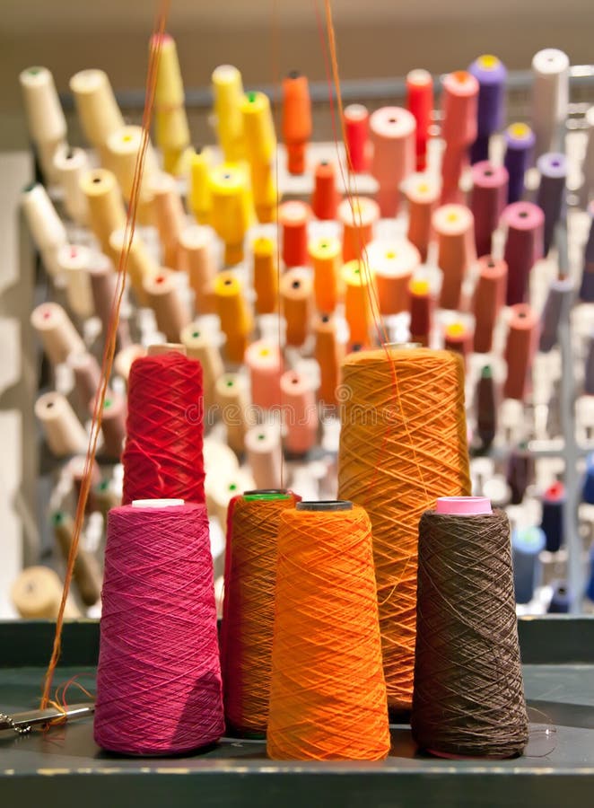 Industrial textile threads