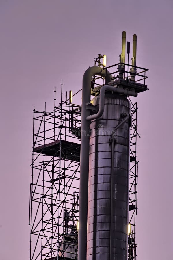 Industrial tower stock photo. Image of cold, maintenance 22867704