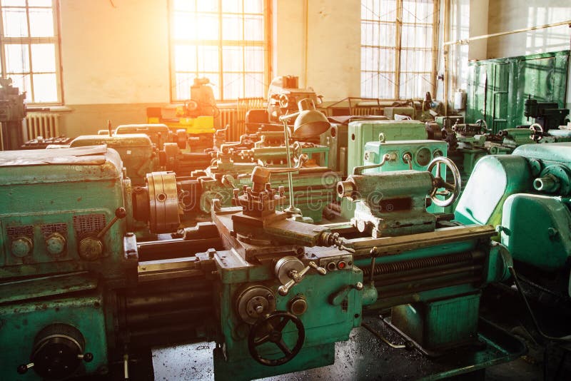 Industrial Turning and Drilling Machine Tools in Factory Stock