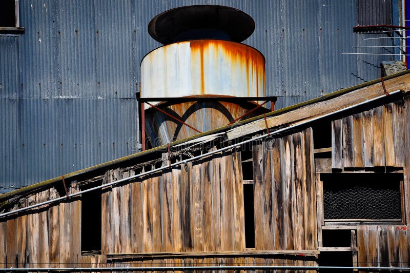 Industrial Vent on Roof stock image. Image of gutter 20680469