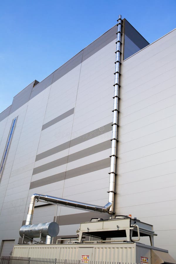 Industrial Ventilation System, Roof of the Plant Stock Photo Image of