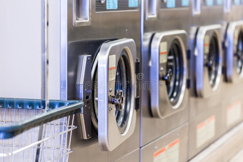 Laundromat stock image. Image of clean, commercial, laundromat 88412473