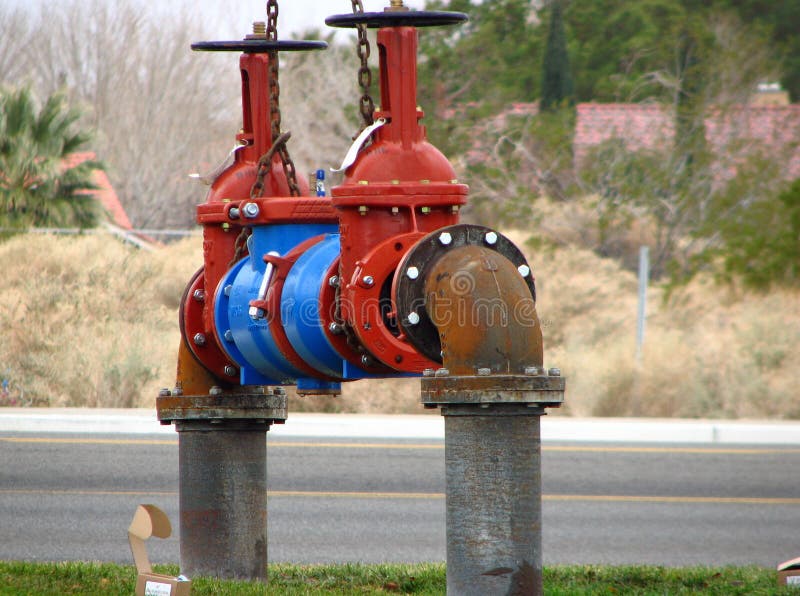 Industrial water main valve