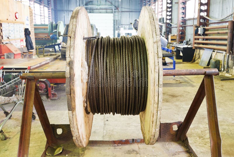 151 Industrial Wooden Reel Steel Wire Rope Stock Photos - Free &  Royalty-Free Stock Photos from Dreamstime