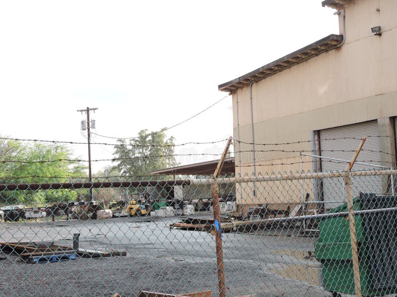 Industrial Yard and Storage Stock Photo Image of creating, drainage