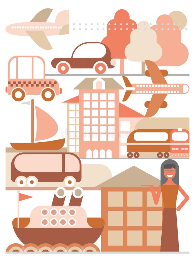 Industrie de course illustration libre de droits Industrie de course illustration libre de droits