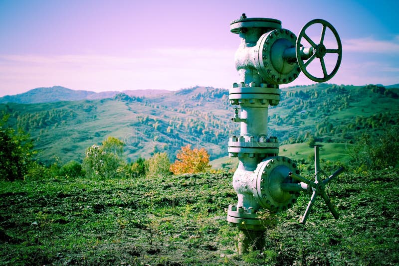 Industriell pipeline arkivbilder