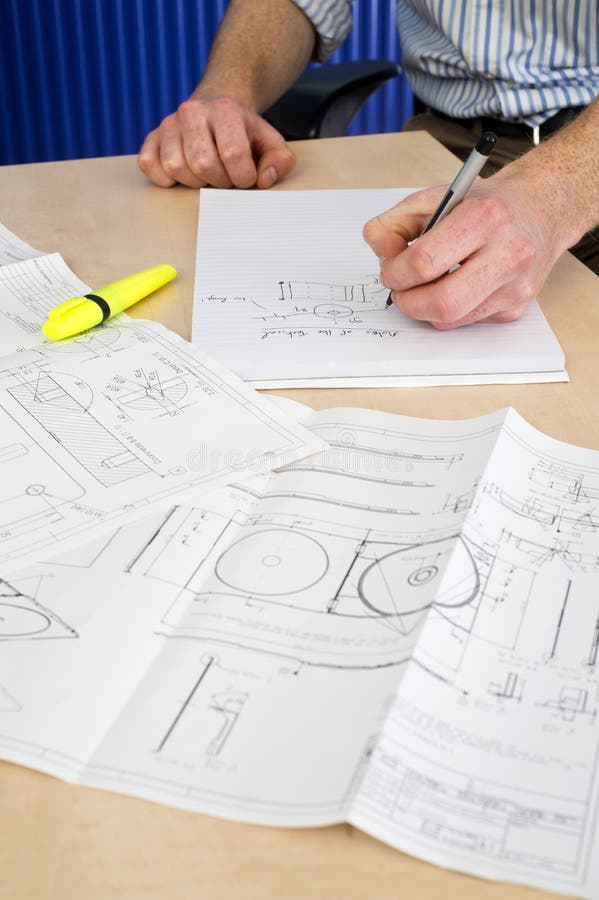 Industriell teknik royaltyfri bild