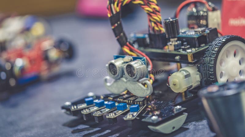 Industrielle Roboterauto-Fertigungstechnik stockbilder Industrielle Roboterauto-Fertigungstechnik stockbilder