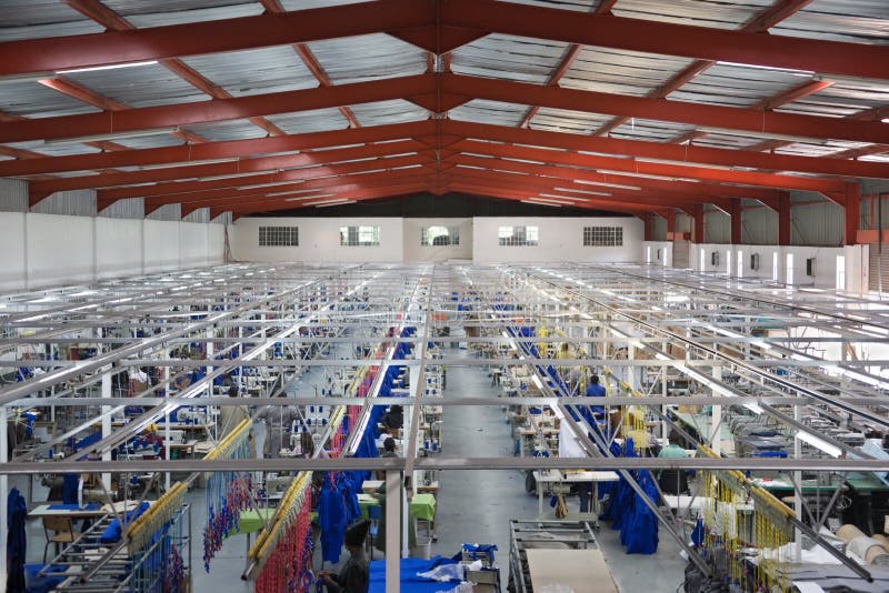 Industriële textielfabriek