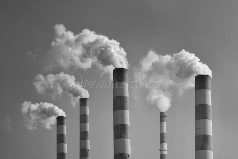 Pollution Industry chimney stock image. Image of energy 36600977