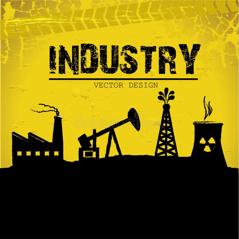 Industry label stock vector. Illustration of equipment 31747639