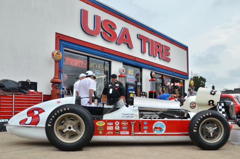 Indy bil 1933 i Utica, Michigan royaltyfri bild Indy bil 1933 i Utica, Michigan royaltyfri bild