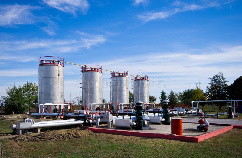 Indústria petrolífera fotos de stock royalty free