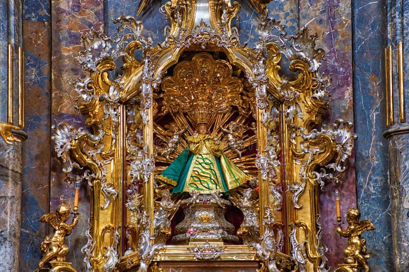The Infant Jesus of Prague stock photography The Infant Jesus of Prague stock photography
