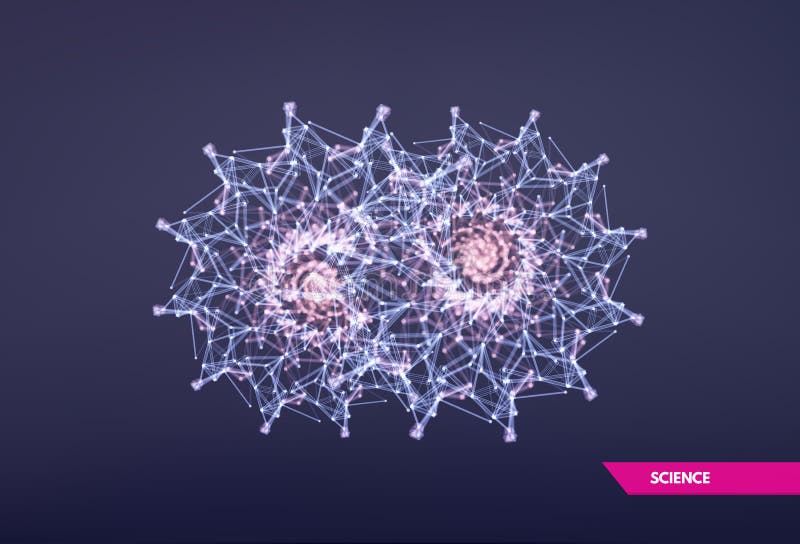 Infinit. structură conexiune. element geometric al latei. grilă moleculară. ilustrare vectorială royalty free illustration